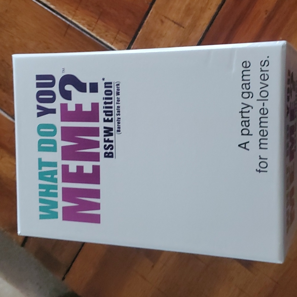 What do you meme card game. Bsfw edition.